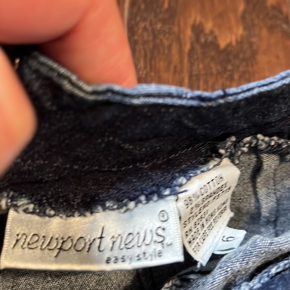 Vintage Newport News Jean Capris Size 6 - Picture 6 of 10